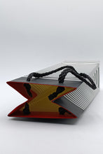 1er Weinpräsenttüte Streifen schwarz/weiß