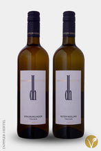 2er weinSCHENKEN Box: Weißwein 'VEREDELT' von Doppler-Hertel onlineVINOTHEK Pfalz Weinpräsent